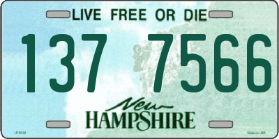NH license plate 1377566