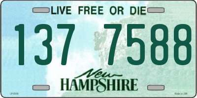 NH license plate 1377588
