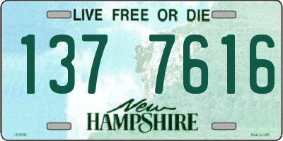NH license plate 1377616