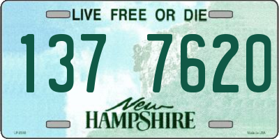 NH license plate 1377620