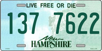 NH license plate 1377622