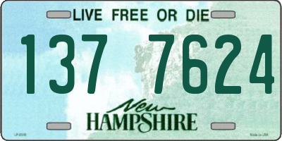 NH license plate 1377624