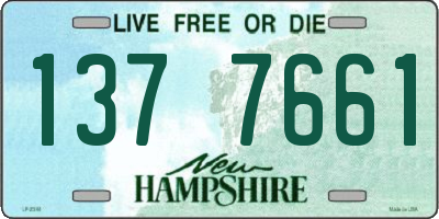 NH license plate 1377661