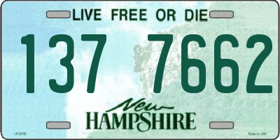 NH license plate 1377662