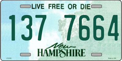 NH license plate 1377664