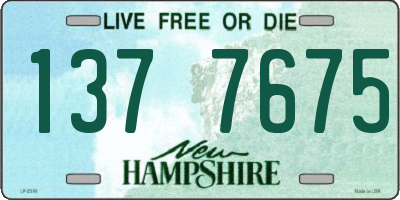 NH license plate 1377675