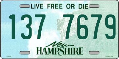 NH license plate 1377679