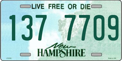 NH license plate 1377709