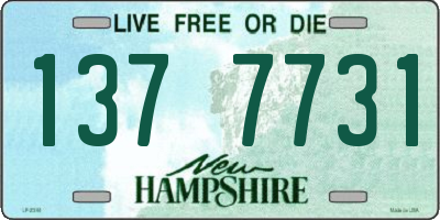 NH license plate 1377731