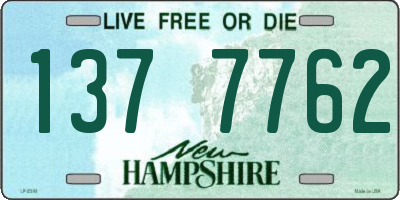 NH license plate 1377762