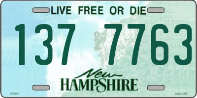 NH license plate 1377763