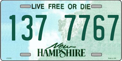 NH license plate 1377767