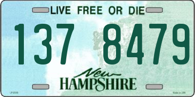 NH license plate 1378479