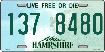 NH license plate 1378480