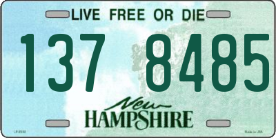 NH license plate 1378485