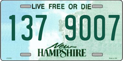 NH license plate 1379007