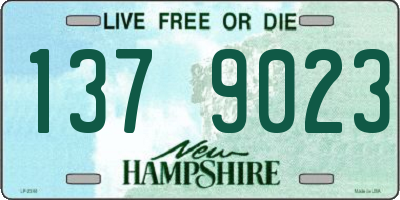 NH license plate 1379023