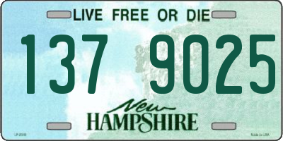 NH license plate 1379025