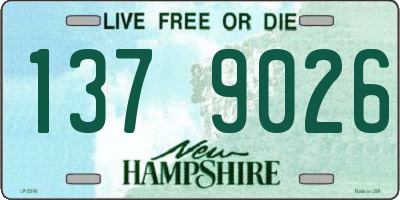 NH license plate 1379026