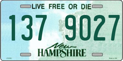 NH license plate 1379027