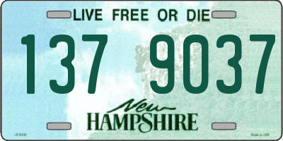 NH license plate 1379037
