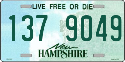 NH license plate 1379049
