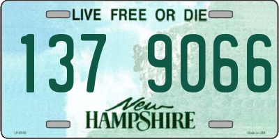 NH license plate 1379066