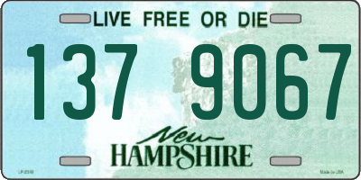 NH license plate 1379067
