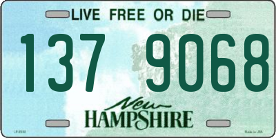 NH license plate 1379068
