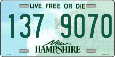 NH license plate 1379070