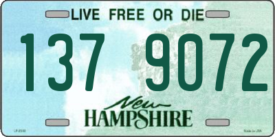 NH license plate 1379072
