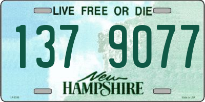 NH license plate 1379077