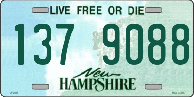 NH license plate 1379088