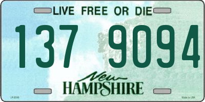 NH license plate 1379094