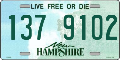 NH license plate 1379102