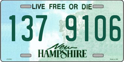NH license plate 1379106