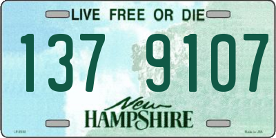 NH license plate 1379107