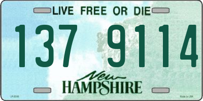 NH license plate 1379114