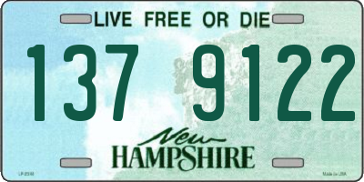 NH license plate 1379122