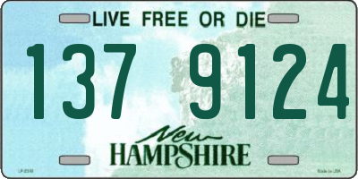 NH license plate 1379124