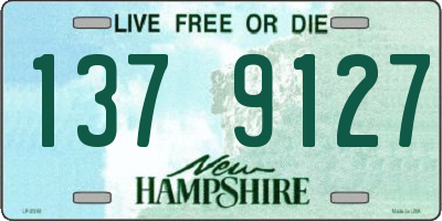 NH license plate 1379127