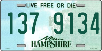 NH license plate 1379134