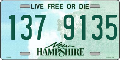 NH license plate 1379135