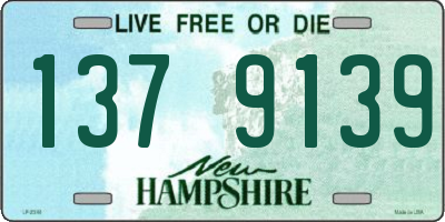 NH license plate 1379139