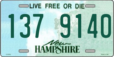 NH license plate 1379140