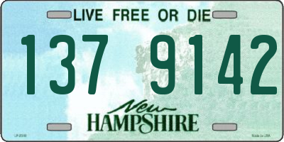 NH license plate 1379142