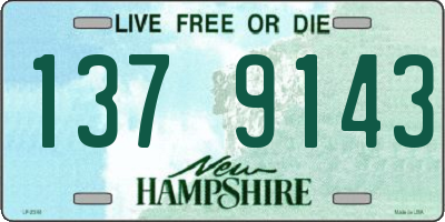 NH license plate 1379143