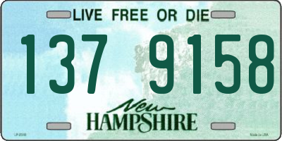 NH license plate 1379158