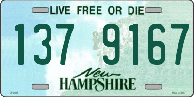 NH license plate 1379167