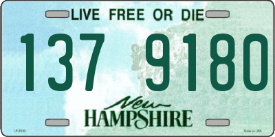 NH license plate 1379180